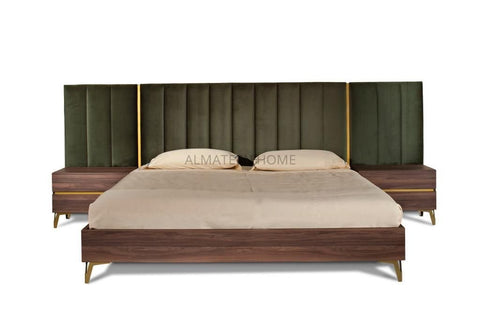 Lyon Bed Set with Dresser and Side Tables
