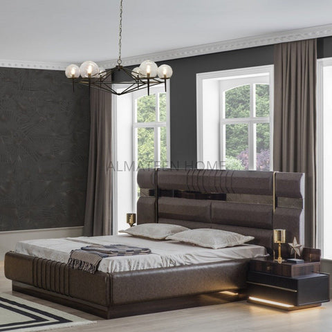 elegant-bedroom-set-with-king-size-bed-dresser-sliding-wardrobe-and-side-tables-turkish-1- AL-Mateen Home