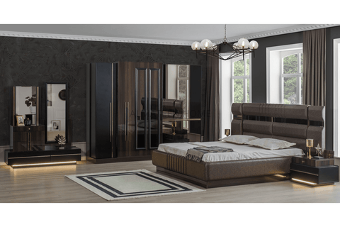 elegant-bedroom-set-with-king-size-bed-dresser-sliding-wardrobe-and-side-tables-turkish-6- AL-Mateen Home