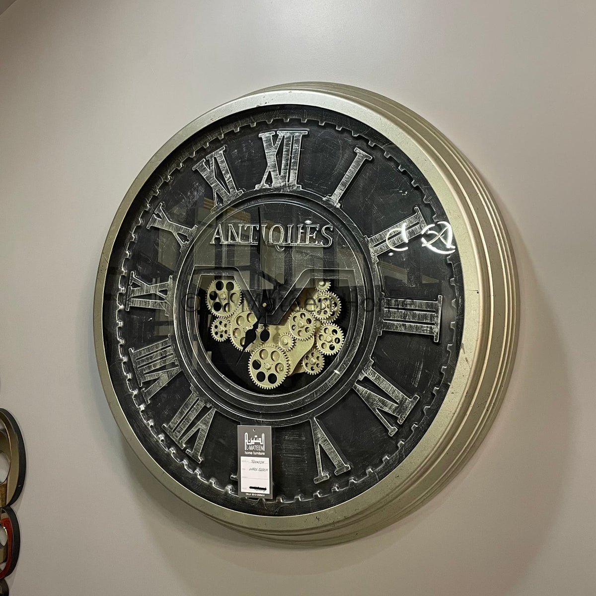 roman-numeral-noiseless-silent-vintage-clock-home-decorative-1- AL Mateen Home
