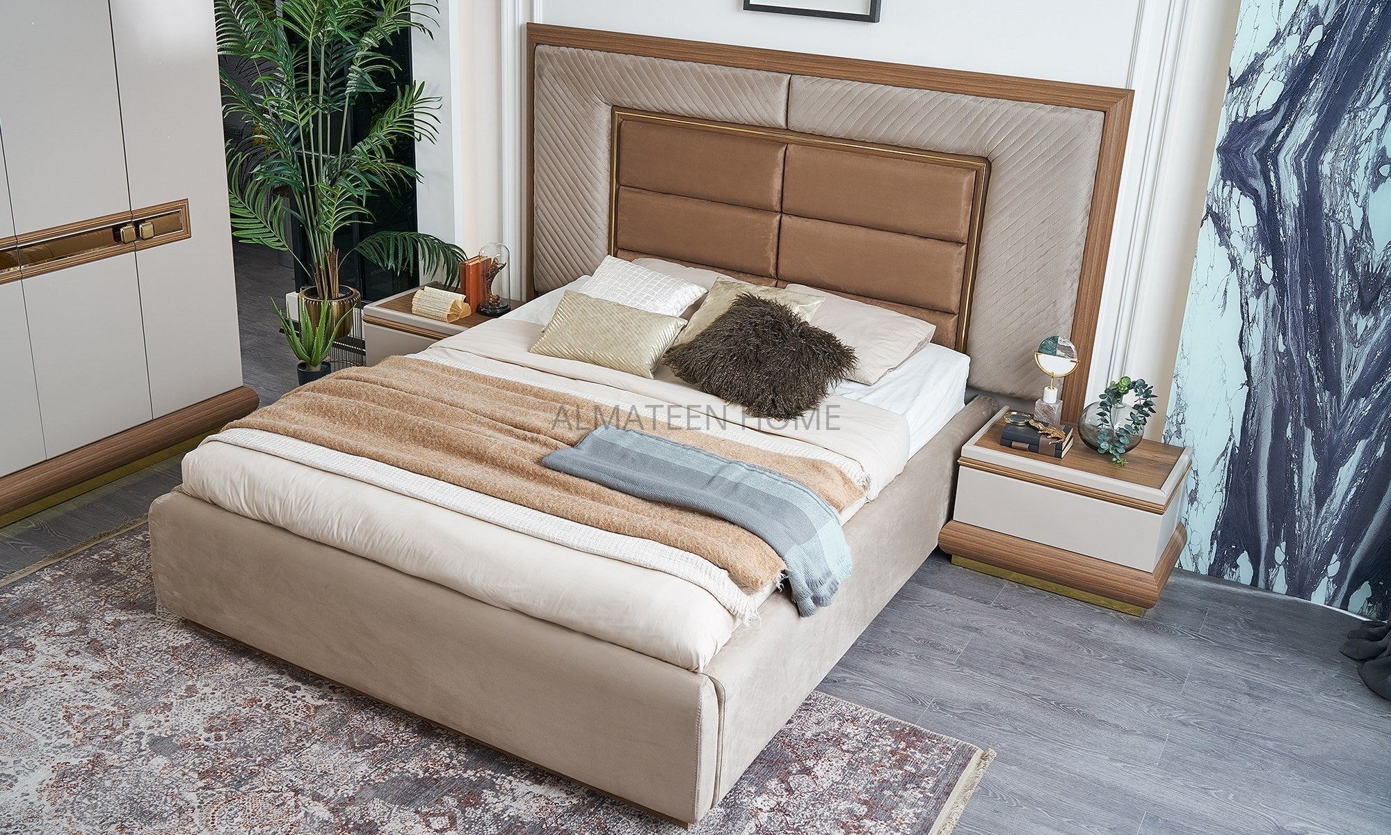 turkish-maya-bedroom-set-with-king-size-bed-dresser-wardrobe-and-side-tables-5- AL-Mateen Home
