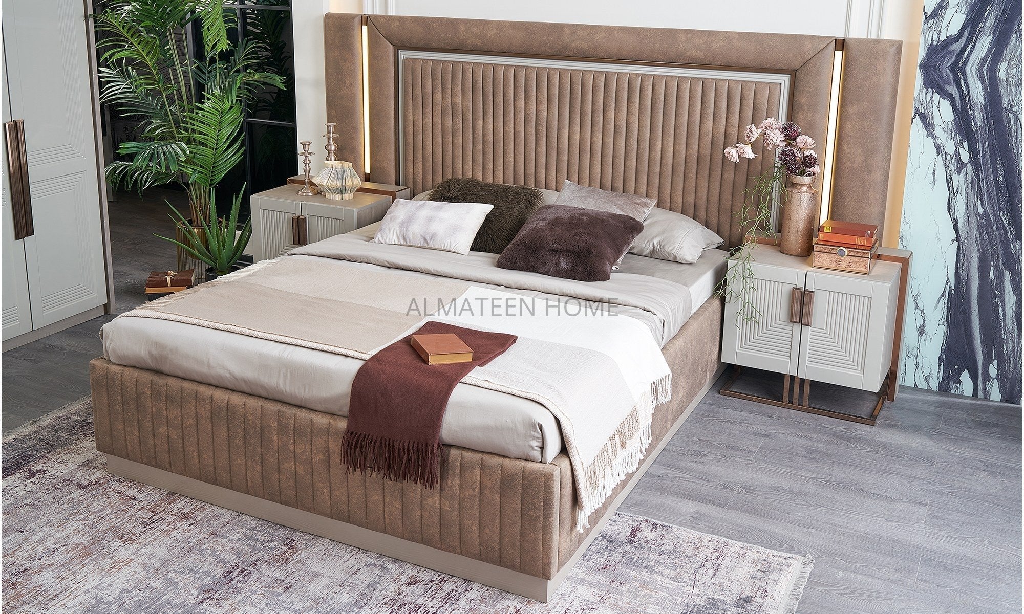 turkish-moon-bedroom-set-with-king-size-bed-dresser-wardrobe-and-side-tables-7- AL-Mateen Home