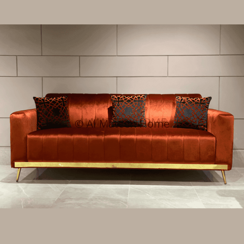 venice-rust-jaguar-sofa-set-with-textured-velvet-2- AL Mateen Home